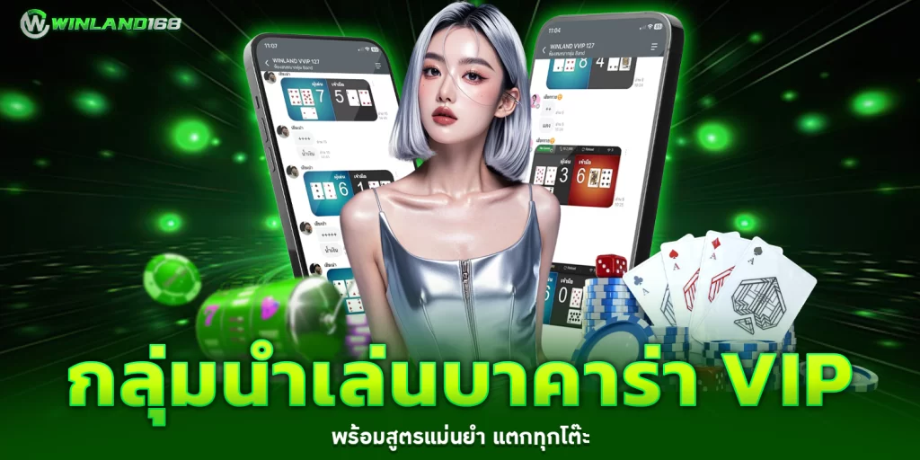 กลุ่มนำเล่นบาคาร่า VIP 1 - winland168